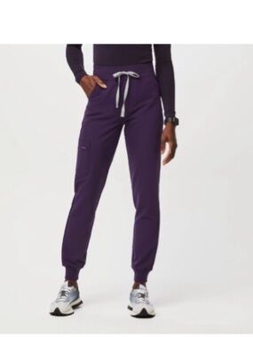 High waisted Zamora jogger scrub pants
